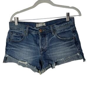 Free People Denim Jean Shorts Women's Size 25 Cutoffs